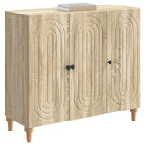 Vidaxl dressoir sonoma eiken 89 x 34,5 x 80 cm bewerkt hout