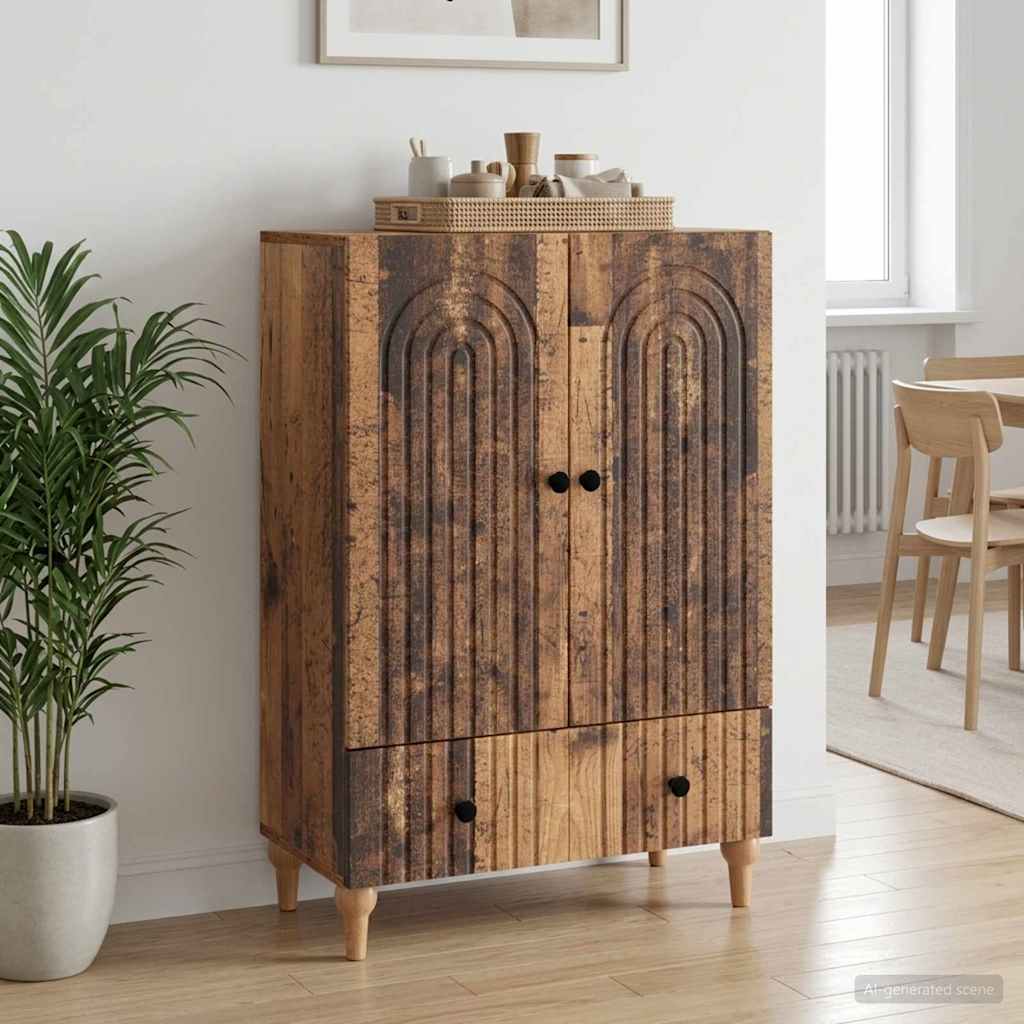 Vidaxl dressoir oud hout 66 x 34,5 x 95 cm bewerkt hout