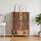 Vidaxl dressoir oud hout 66 x 34,5 x 95 cm bewerkt hout