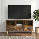Vidaxl tv-kast 102 x 34,5 x 50 cm gerookte eik geconstrueerd hout