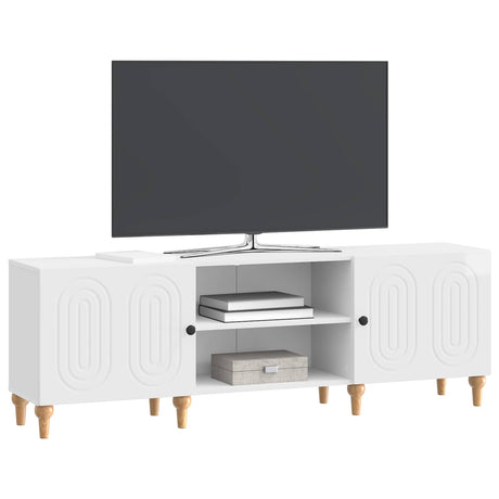 Vidaxl tv-kast 150 x 31 x 50 cm hoogglans wit bewerkt hout
