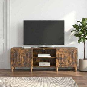 Vidaxl tv-kast 150 x 31 x 50 cm gerookt eiken bewerkt hout