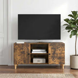 Vidaxl tv-kast gerookt eiken 102 x 34,5 x 50 cm bewerkt hout