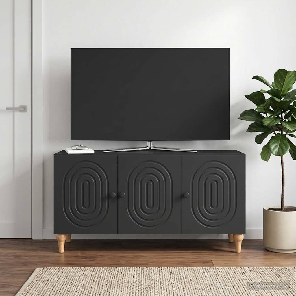Vidaxl tv-kast 99 x 34,5 x 50 cm zwart bewerkt hout