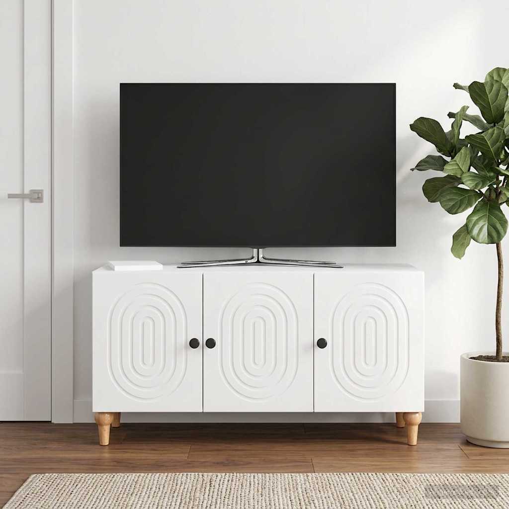Vidaxl tv-kast 99 x 34,5 x 50 cm hoogglans wit bewerkt hout