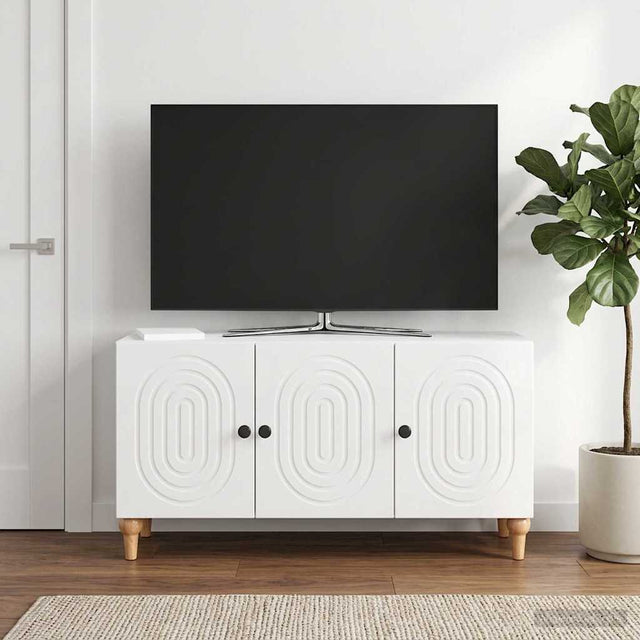 Vidaxl tv-kast 99 x 34,5 x 50 cm hoogglans wit bewerkt hout