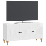 Vidaxl tv-kast 99 x 34,5 x 50 cm hoogglans wit bewerkt hout