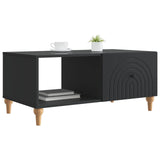 Vidaxl salontafel zwart 90 x 50 x 40 cm bewerkt hout