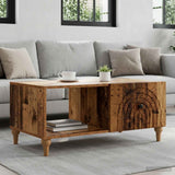 Vidaxl salontafel oud hout 90 x 50 x 40 cm bewerkt hout