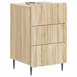 Vidaxl nachtkastje met lade sonoma eiken 43x 41 x 68 cm bewerkt hout