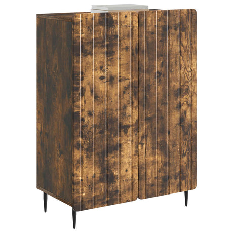 Vidaxl dressoir gerookt eiken 66 x 34,5 x 92 cm bewerkt hout
