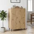 Vidaxl dressoir artisanaal eiken 66 x 34,5 x 92 cm bewerkt hout