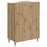 Vidaxl dressoir artisanaal eiken 66 x 34,5 x 92 cm bewerkt hout