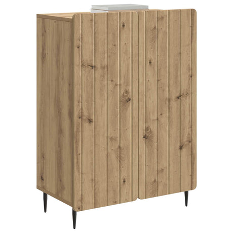 Vidaxl dressoir artisanaal eiken 66 x 34,5 x 92 cm bewerkt hout