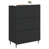 Vidaxl ladenkast 66 x 34,5 x 92 cm bewerkt hout zwart