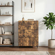 Vidaxl ladenkast 66 x 34,5 x 92 cm bewerkt hout gerookt eiken