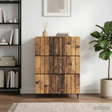 Vidaxl ladenkast 66 x 34,5 x 92 cm bewerkt hout oud hout
