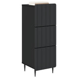 Vidaxl ladenkast 33 x 34,5 x 92 cm bewerkt hout zwart