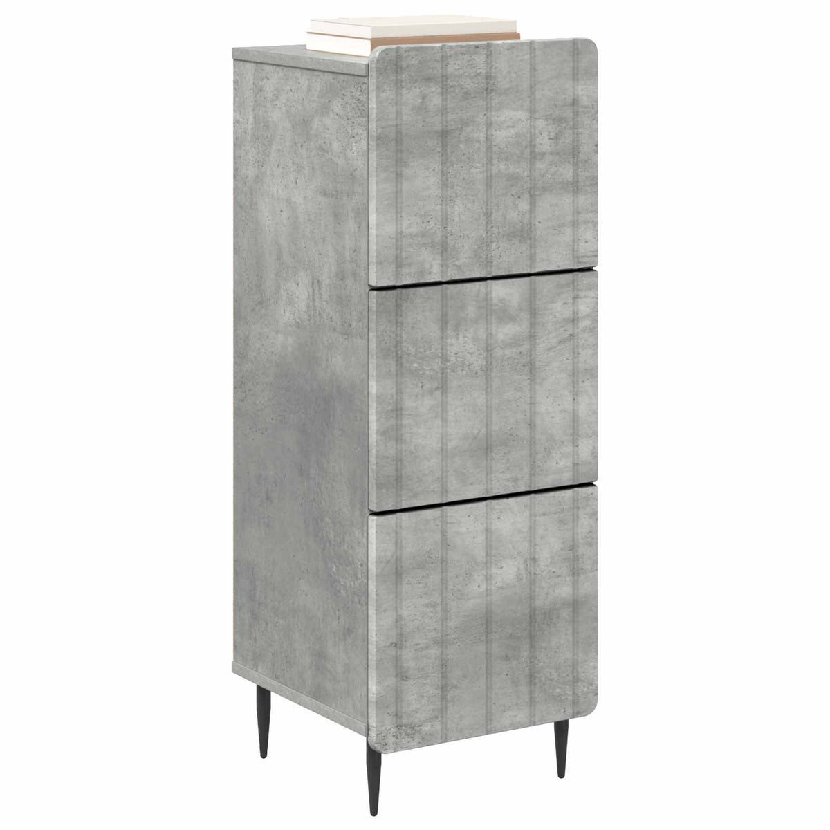 Vidaxl ladenkast 33 x 34,5 x 92 cm bewerkt hout betongrijs