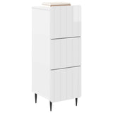 Vidaxl ladenkast 33 x 34,5 x 92 cm bewerkt hout hoogglans wit