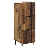 Vidaxl ladenkast 33 x 34,5 x 92 cm bewerkt hout oud hout