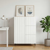 Vidaxl dressoir wit 66 x 34,5 x 91,5 cm bewerkt hout