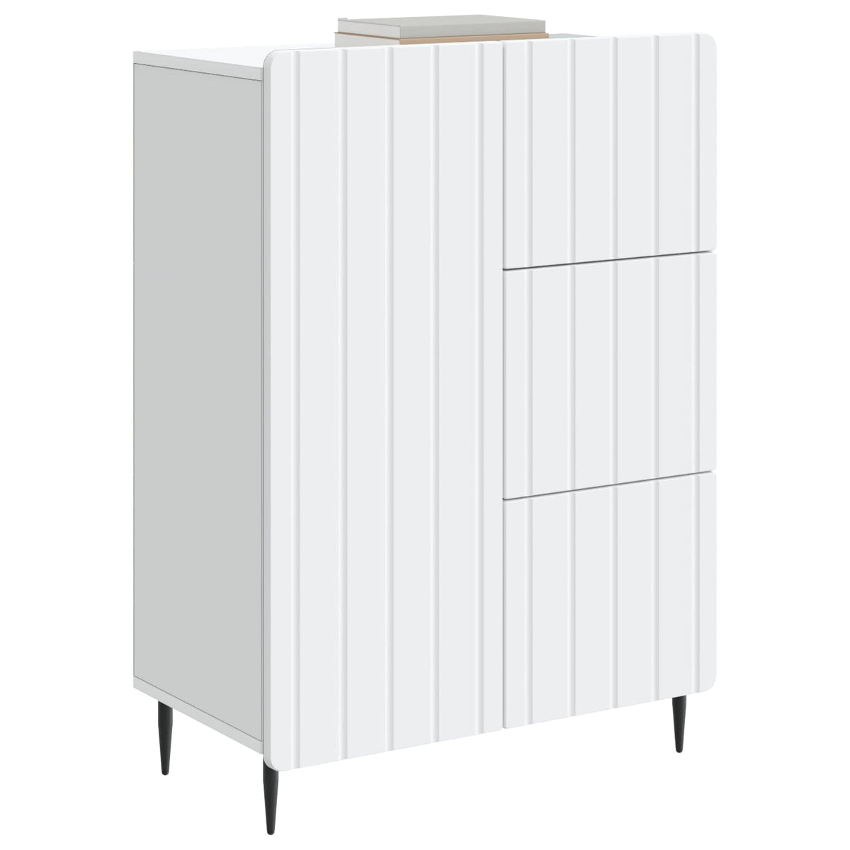 Vidaxl dressoir wit 66 x 34,5 x 91,5 cm bewerkt hout