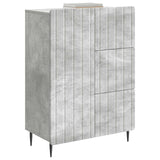Vidaxl dressoir betongrijs 66 x 34,5 x 91,5 cm bewerkt hout