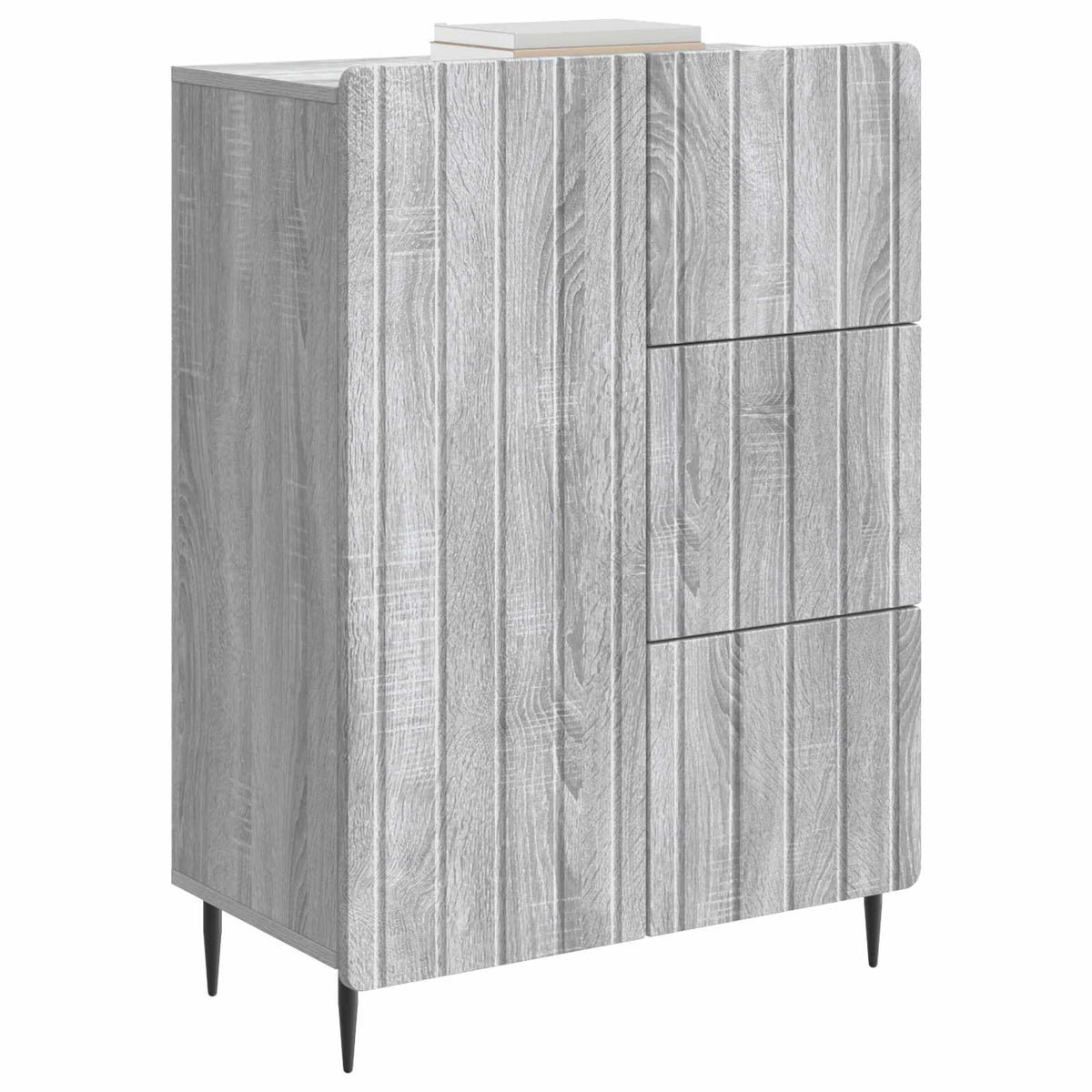 Vidaxl dressoir grijs sonoma 66 x 34,5 x 91,5 cm bewerkt hout