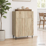 Vidaxl dressoir sonoma eiken 66 x 34,5 x 92 cm bewerkt hout