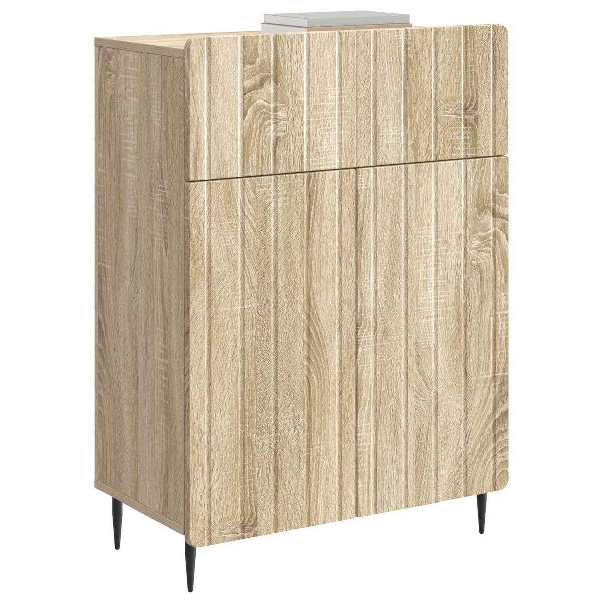 Vidaxl dressoir sonoma eiken 66 x 34,5 x 92 cm bewerkt hout