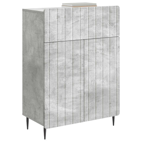 Vidaxl dressoir betongrijs 66 x 34,5 x 92 cm bewerkt hout