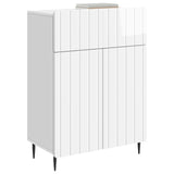 Vidaxl dressoir hoogglans wit 66 x 34,5 x 92 cm bewerkt hout