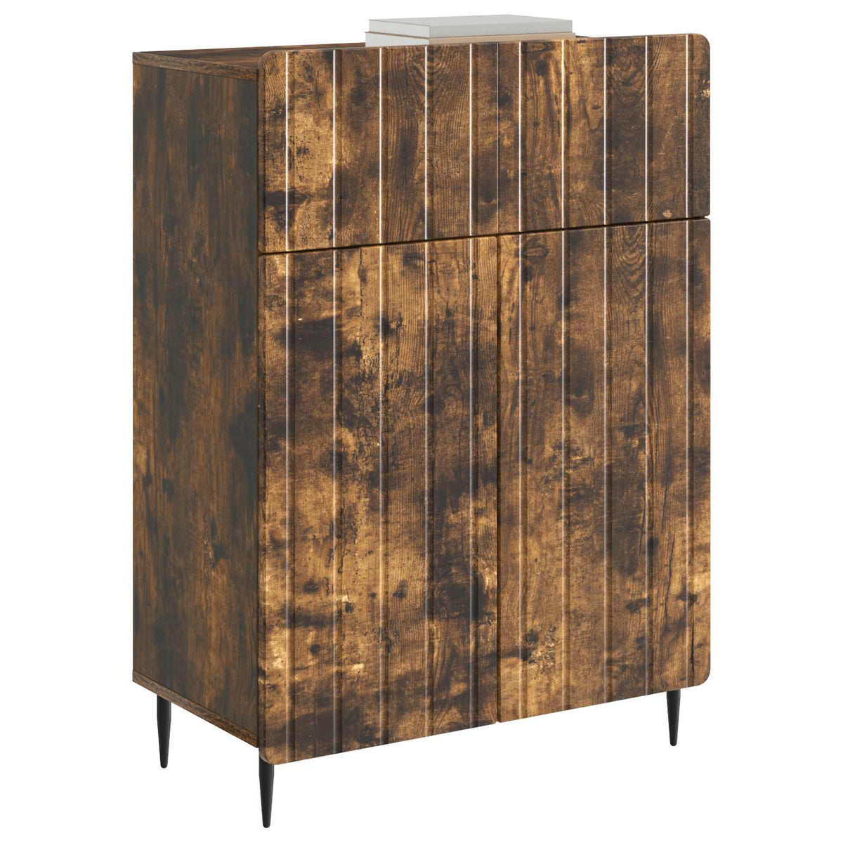 Vidaxl dressoir gerookt eiken 66 x 34,5 x 92 cm bewerkt hout