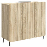 Vidaxl dressoir sonoma eiken 89 x 34,5 x 82 cm bewerkt hout
