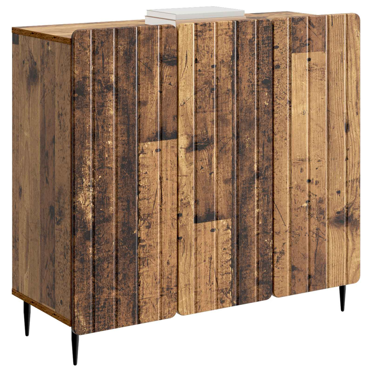 Vidaxl dressoir oud hout 89 x 34,5 x 82 cm bewerkt hout