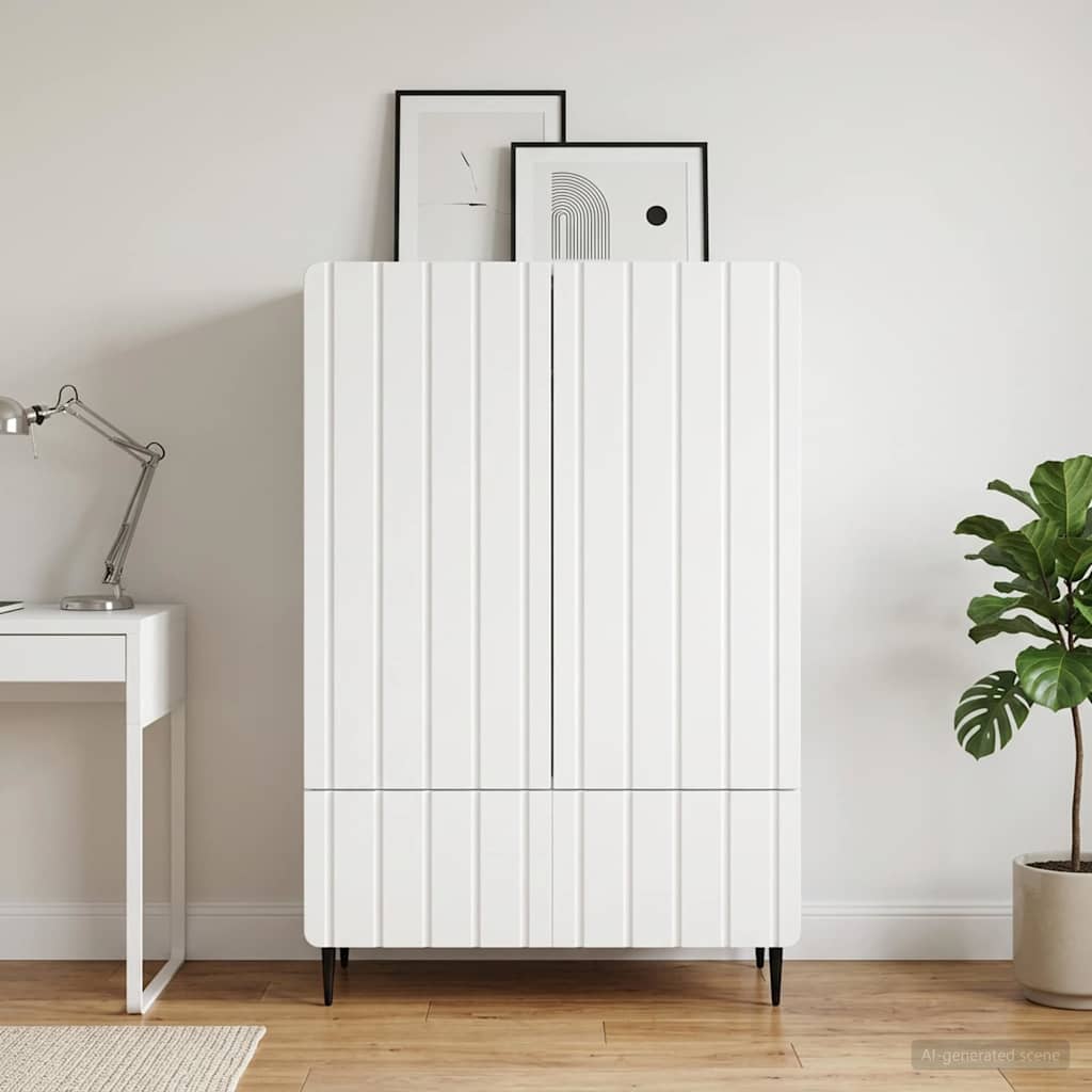 Vidaxl dressoir wit 66 x 34,5 x 97 cm bewerkt hout