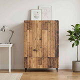 Vidaxl dressoir oud hout 66 x 34,5 x 97 cm bewerkt hout