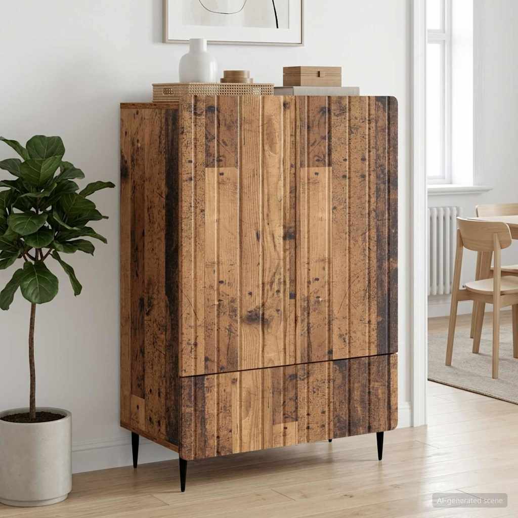 Vidaxl dressoir oud hout 66 x 34,5 x 97 cm bewerkt hout