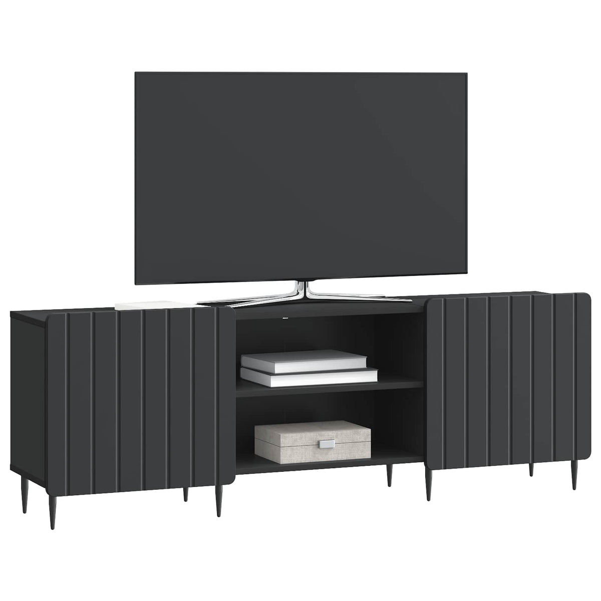 Vidaxl tv-kast zwart 150 x 31 x 52 cm bewerkt hout