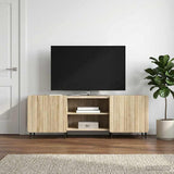 Vidaxl tv-kast sonoma eiken 150 x 31 x 52 cm bewerkt hout