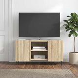 Vidaxl tv-kast 102 x 34,5 x 52 cm sonoma eiken bewerkt hout