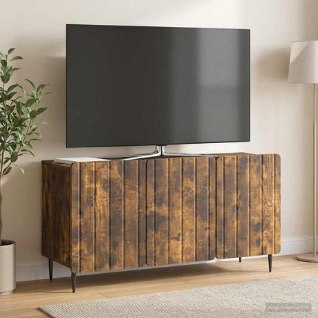 Vidaxl tv-kast 99 x 34,5 x 52 cm gerookt eiken bewerkt hout