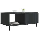 Vidaxl salontafel zwart 90 x 50 x 40 cm bewerkt hout