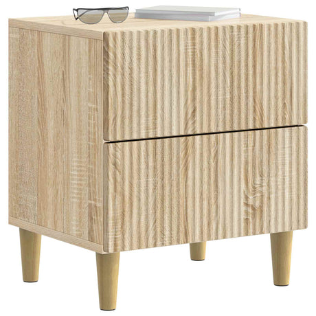 Vidaxl nachtkastje sonoma eiken 43 x 34,5 x 48 cm bewerkt hout