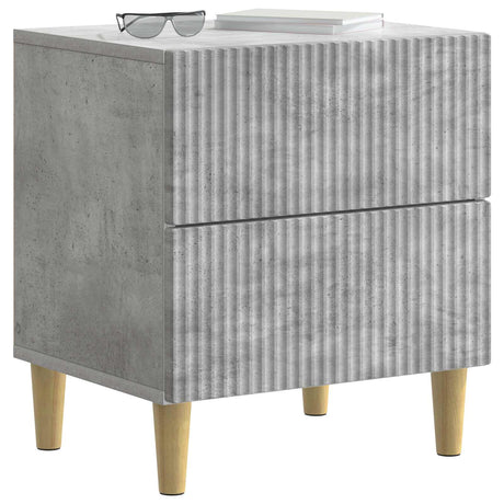 Vidaxl nachtkastje betongrijs 43 x 34,5 x 48 cm bewerkt hout