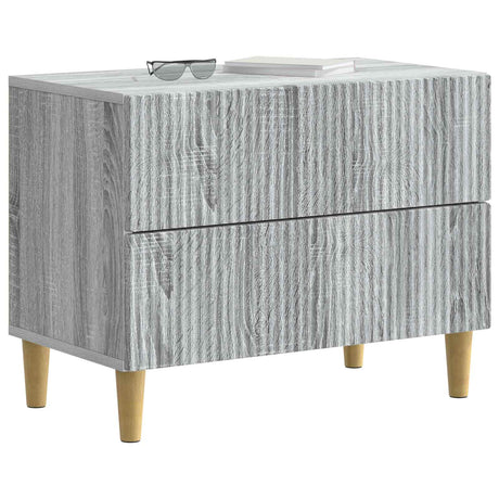 Vidaxl nachtkastje grijs sonoma 62 x 34,5 x 48 cm bewerkt hout
