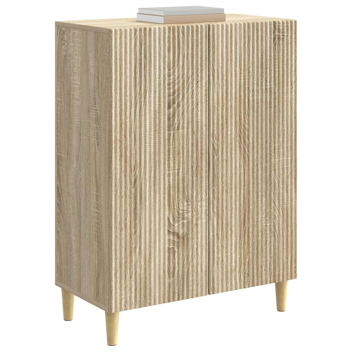 Vidaxl dressoir sonoma eiken 66 x 34,5 x 90 cm bewerkt hout