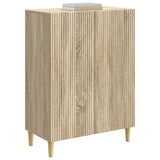 Vidaxl dressoir sonoma eiken 66 x 34,5 x 90 cm bewerkt hout