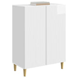 Vidaxl dressoir hoogglans wit 66 x 34,5 x 90 cm bewerkt hout